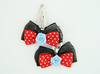 Black-red / flower blue red mix