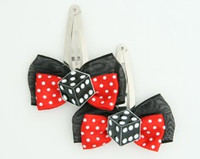 Black-red / dice PE black-white red mix