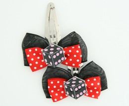 Black-red / dice PE black-pink red mix