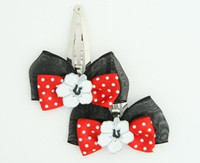 Black-red / hibiscus white red mix