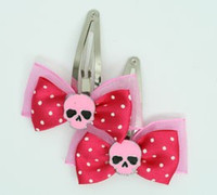 Pink / skull plain pink dark pink skull