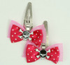 Pink / skull tooth black dark pink skull