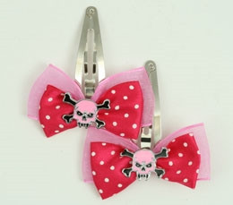 Pink / skull tooth pink dark pink skull