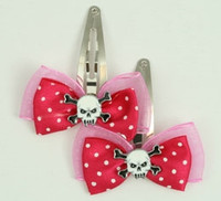 Pink / skull tooth white dark pink skull