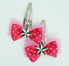 Pink / star black-white dark pink star