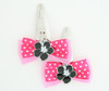 Pink / hibiscus black dark pink mix