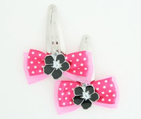 Pink / hibiscus black dark pink mix