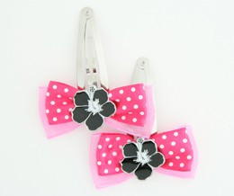 Pink / hibiscus black dark pink mix