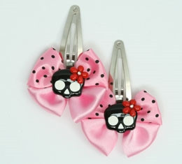 Pink / Sk flower Bl-red light pink skull