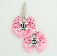 Pink / skull cross eye black-white light pink skull