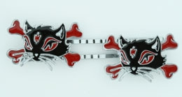 Cat bone black-red animal slide