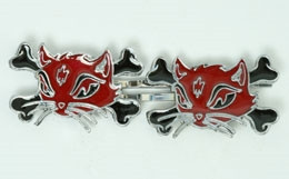 Cat bone red-black animal slide