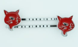 Cat red animal slide