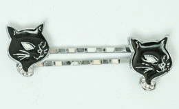 Cat black animal slide