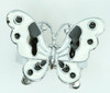 Butterfly white animal ring