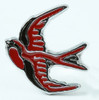 Swallow red animal ring
