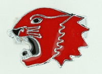 Panther red animal ring