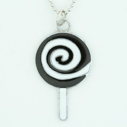 Lolly black-white sweet necklace
