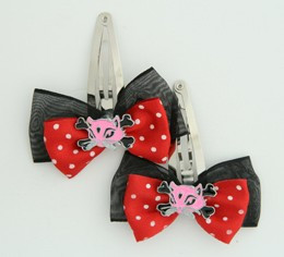 Black-red / cat bone pink-black red animal
