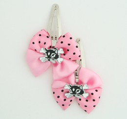 Pink / cat bone black-white light pink animal