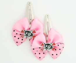 Pink / cat bone black-red light pink animal