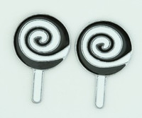 Lolly black-white cute stud