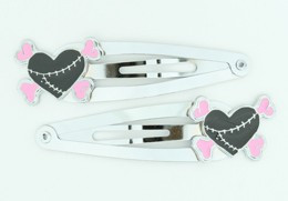 Heart bone black-pink sweet special