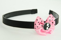 Skull plain black light pink bow & skull