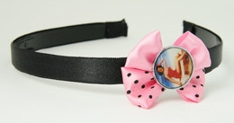 Pinup light pink bow & mix
