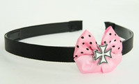 Herocross white light pink bow & mix
