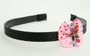 3D star cherry red light pink bow & mix