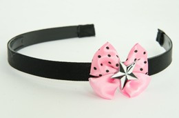 Star white light pink bow & mix