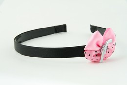 Gun light pink bow & mix