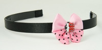 Ladybird light pink bow & animal