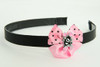 Cat bone black-pink light pink bow & animal