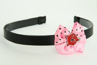Cat red light pink bow & animal
