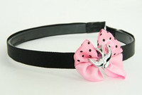 LP Swallow White Light Pink Bow & Animal