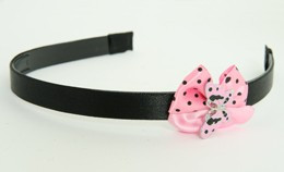 Butterfly pink light pink bow & animal