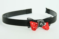 Black-red / cat black red bow & animal