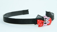 Black-red / butterfly pink red bow & animal