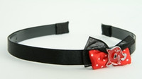 Black-red / cat red Red bow & animal
