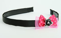 D Pink/ Cat Black Dark Pink Bow & Animal