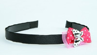 D-Pink / Butterfly White Dark Pink Bow & Animal