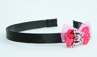 Pink / butterfly pink dark pink bow & animal