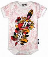 Truth flash pink six bunnies baby body