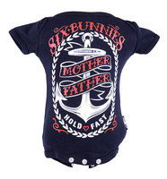 Anchor black six bunnies baby body