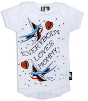 Everybody loves mommy six bunnies baby body