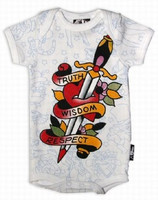 Truth flash blue six bunnies baby body