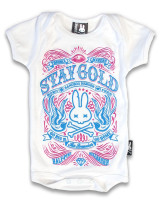 Stay gold white six bunnies baby body