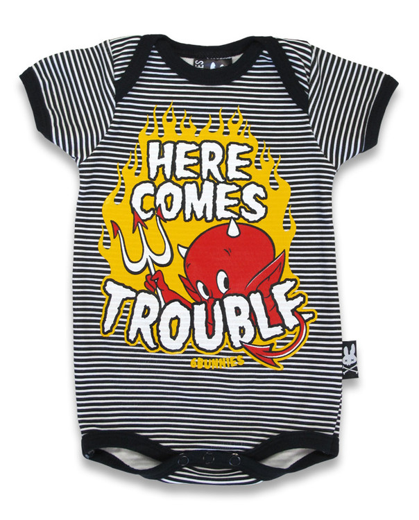 Here comes trouble six bunnies baby body